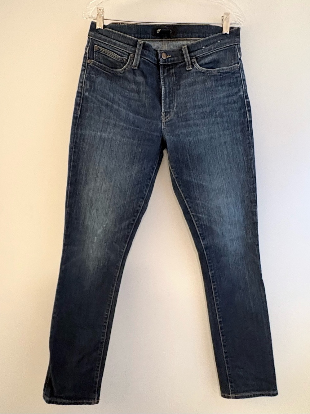 Madewell 32 x 32 dark-wash straight jeans